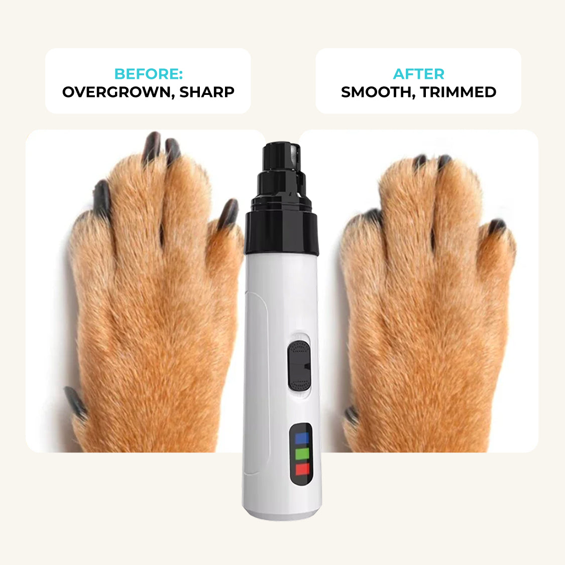 Silent Groom Pro — Quiet, Ultra Safe Nail Trims in Minutes
