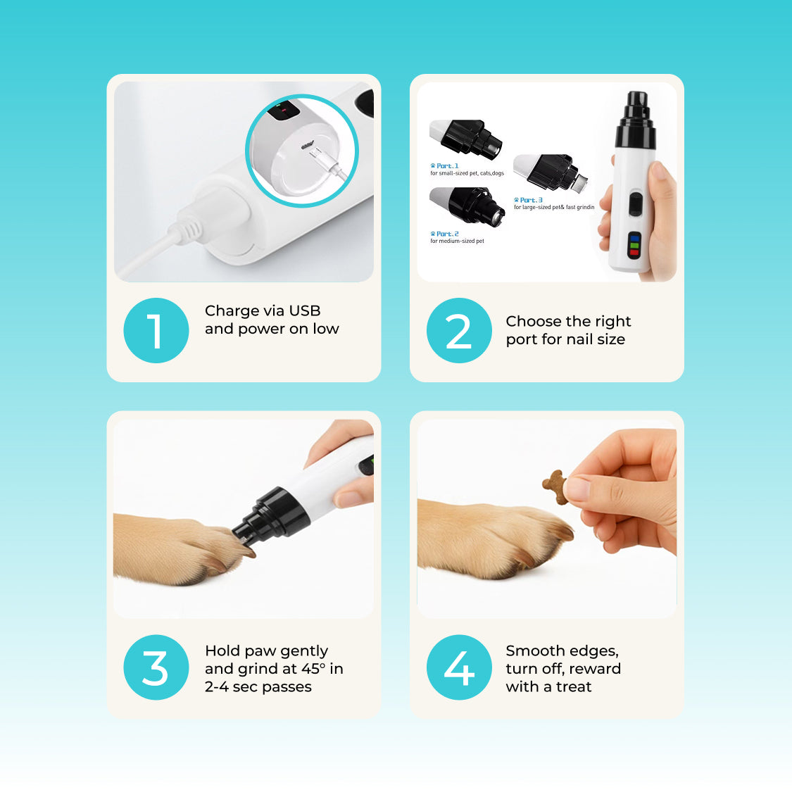 Silent Groom Pro — Quiet, Ultra Safe Nail Trims in Minutes