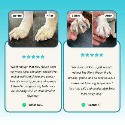 Silent Groom Pro — Quiet, Ultra Safe Nail Trims in Minutes